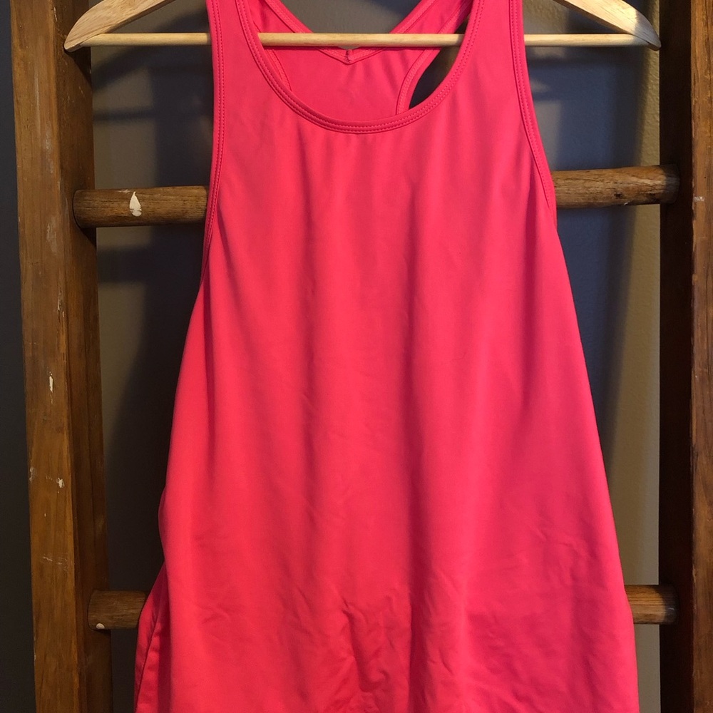 Bright Pink Athletic Tank Top